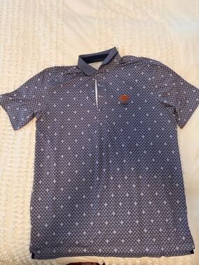 Greyson Purple Kiawah Ocean Course with Clemson Colors Polo